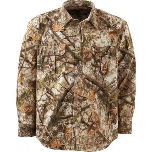 CABELA’S Camo Woodland Hunting Outdoor Shirt SZ S
